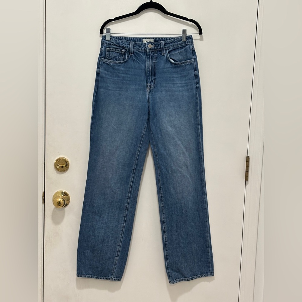 L'AGENCE Blue Straight Leg Jeans